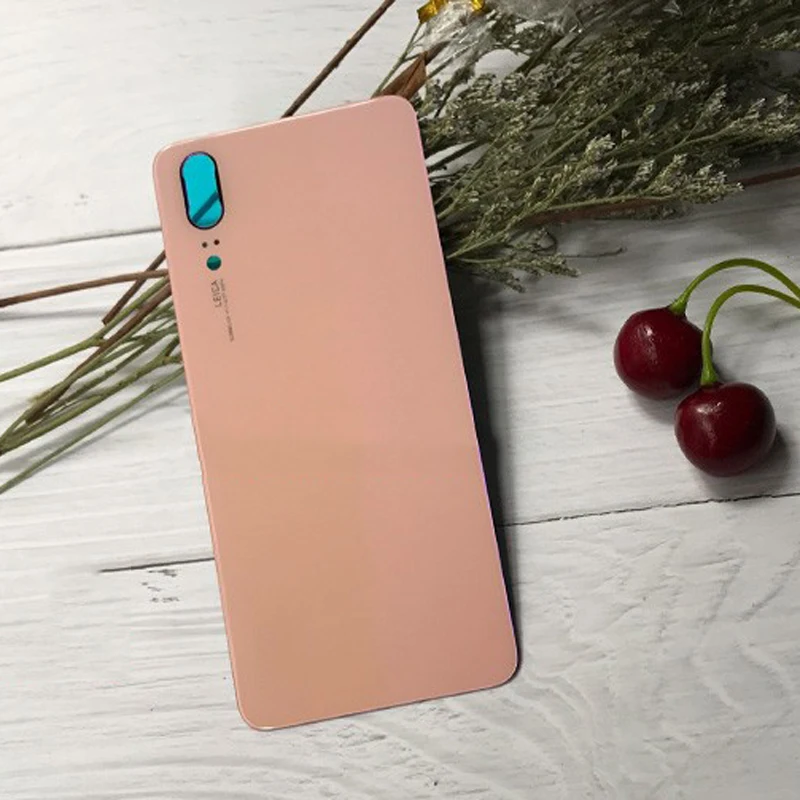 Оригинальный чехол для задней панели HUAWEI P20 с 3D стеклом запасной корпус двери +