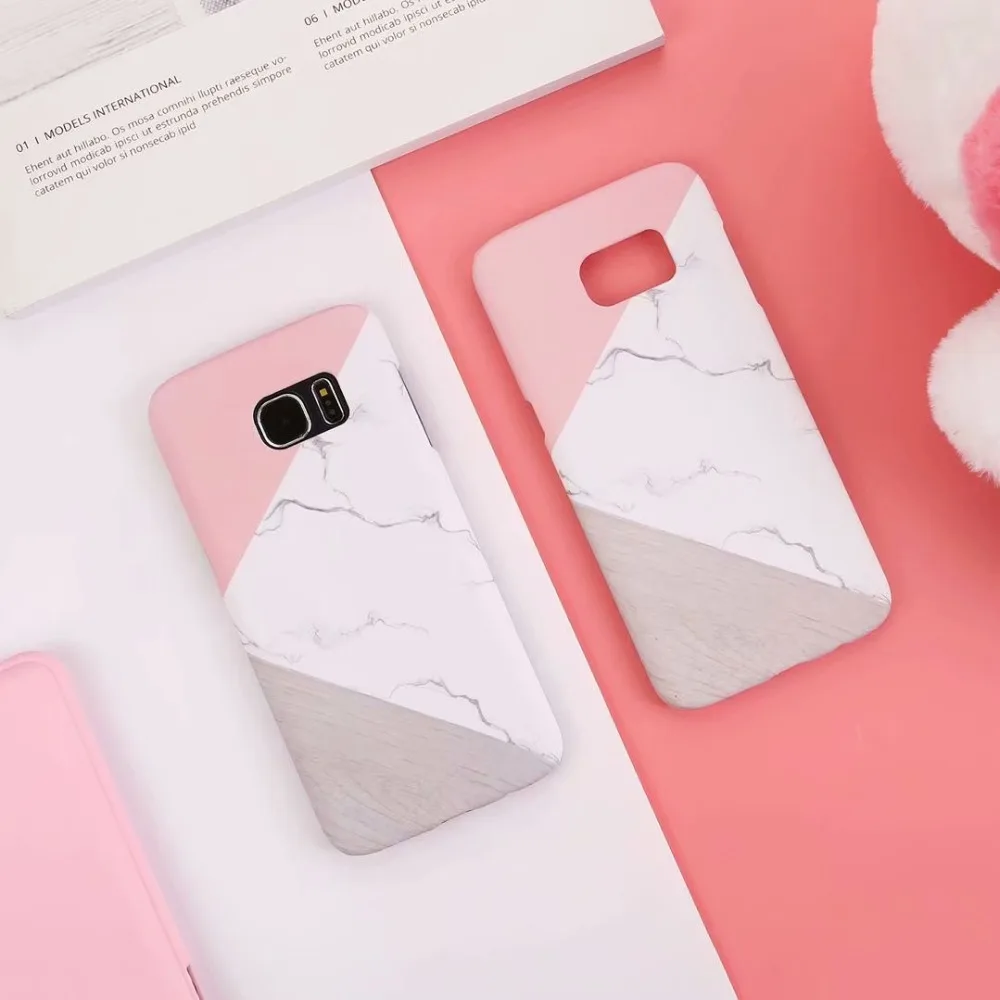 Японский Стиль Цвет Мрамор текстура мобильный чехол для iPhone X телефона лиса Apple 6/7