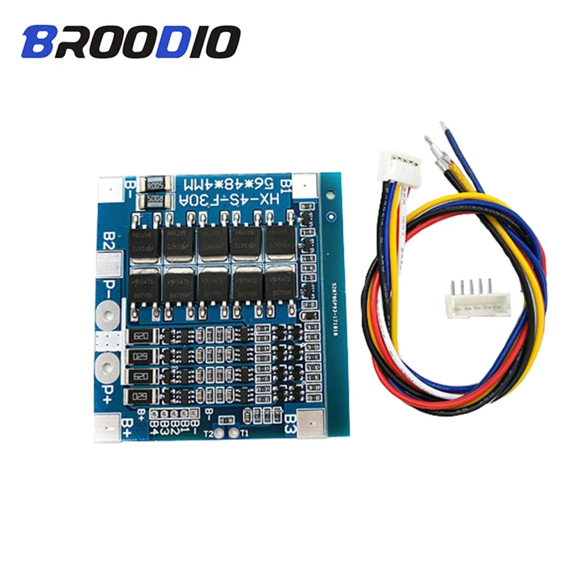 4S 30A BMS 14 8 V 12 18650 литиевая батарея Защитная плата с сбалансированным LiFePO4 lto