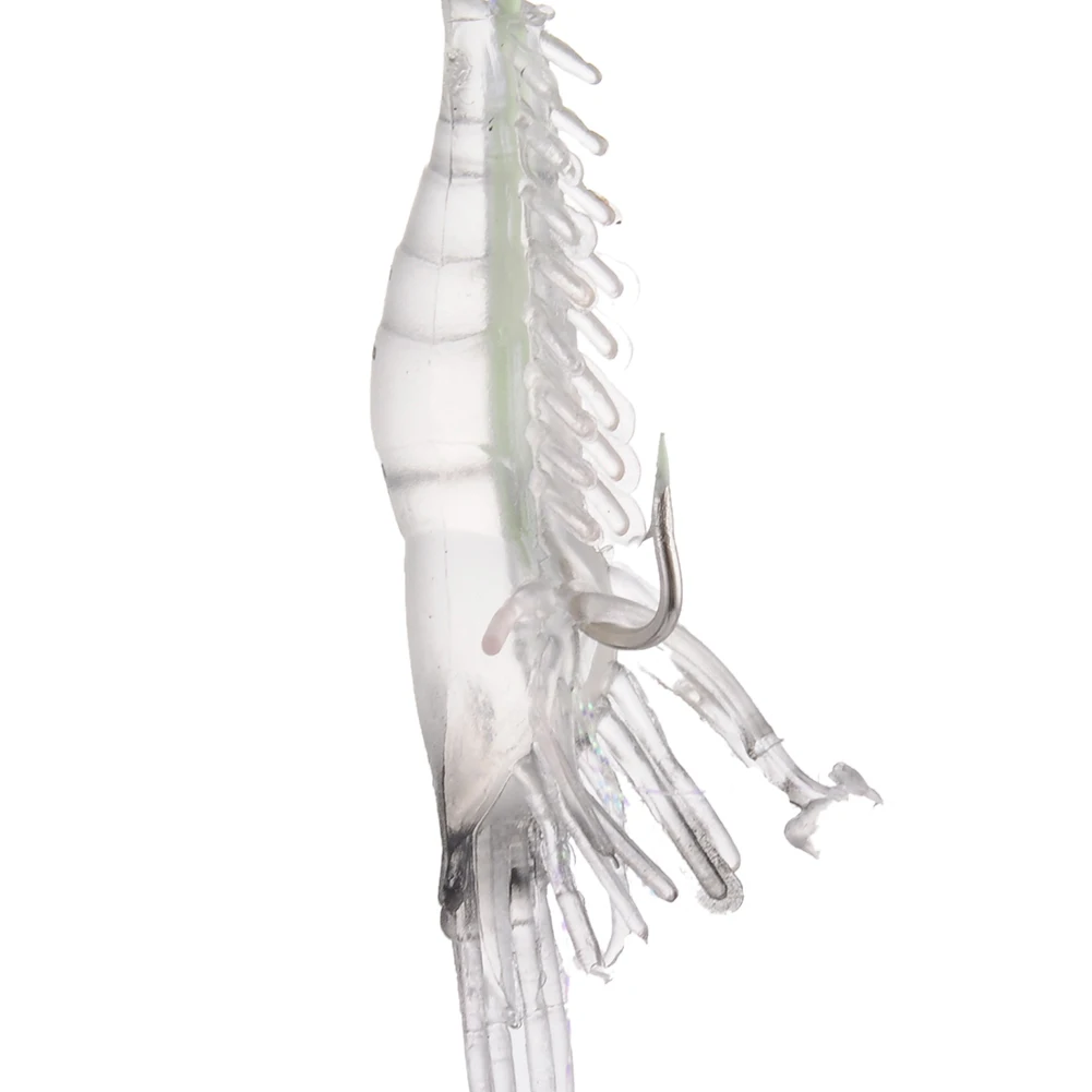 Набор светящихся рыболовных приманок в виде креветки 3 шт. 9 5 см 7 г приманка для