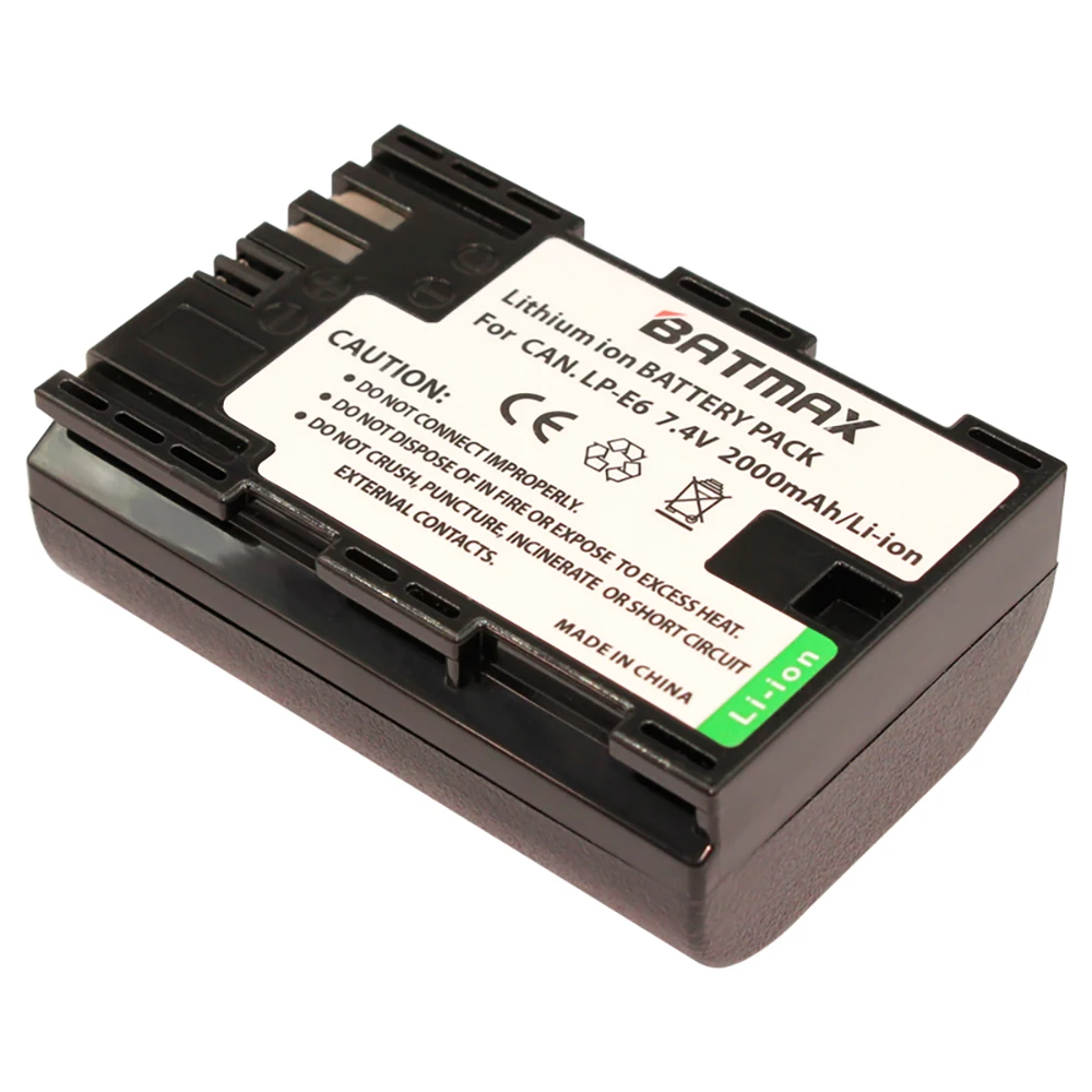 Аккумулятор высокой емкости для Canon EOS 5D 5D2 5DS R Mark II 2 III 6D 60D 60Da 7D 4 шт. двойное