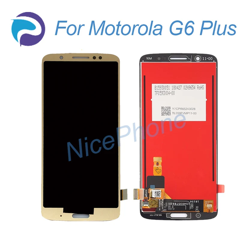 Для Motorola G6 plus ЖК экран Замена сенсорного монтажа для Moto XT1926 lcd|Экраны мобильных