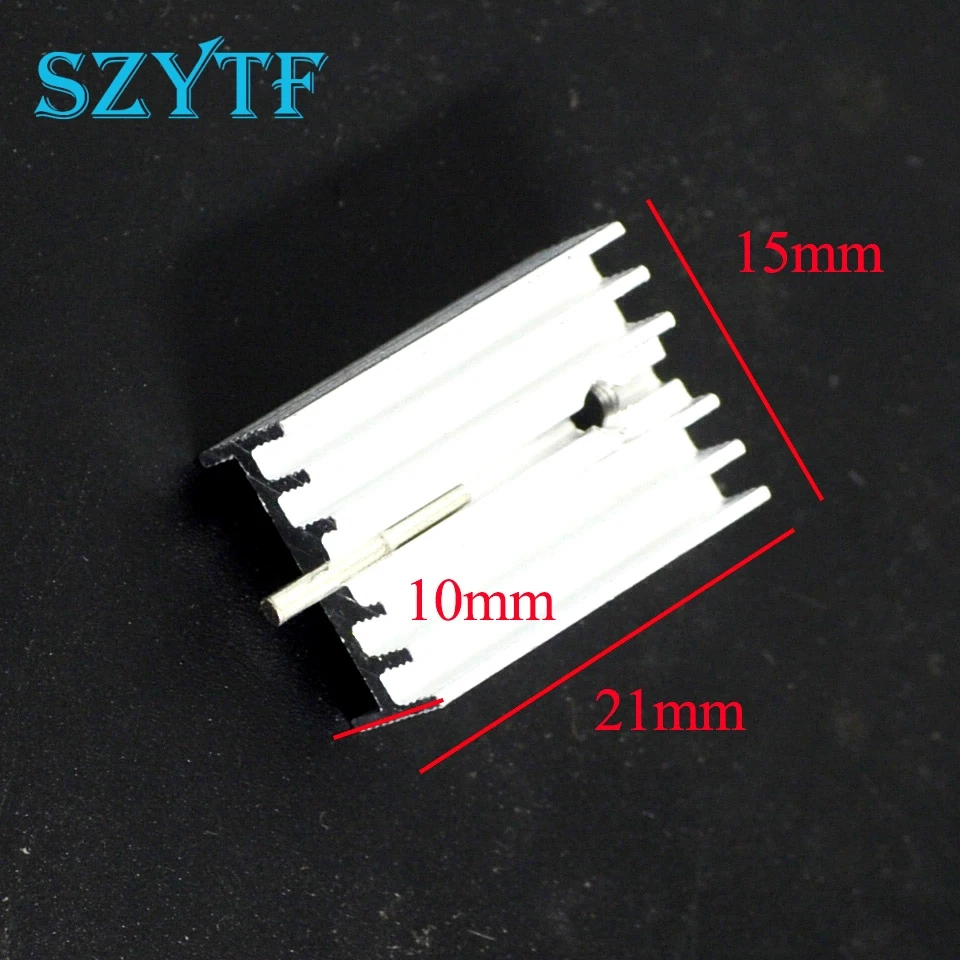 20pcs Heat sink 21*15*10MM (with pin) TO-220 transistor and other special high-quality radiator