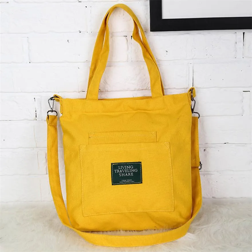 MOLAVE Handbag bag female Solid bags for women Zipper Women's Fashion Canvas Crossbody Shoulder Bags Large Totes Apr7 | Багаж и сумки