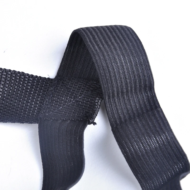 Черный Эластичный Коврик для йоги пилатеса ремень слинг упражнений эластичные