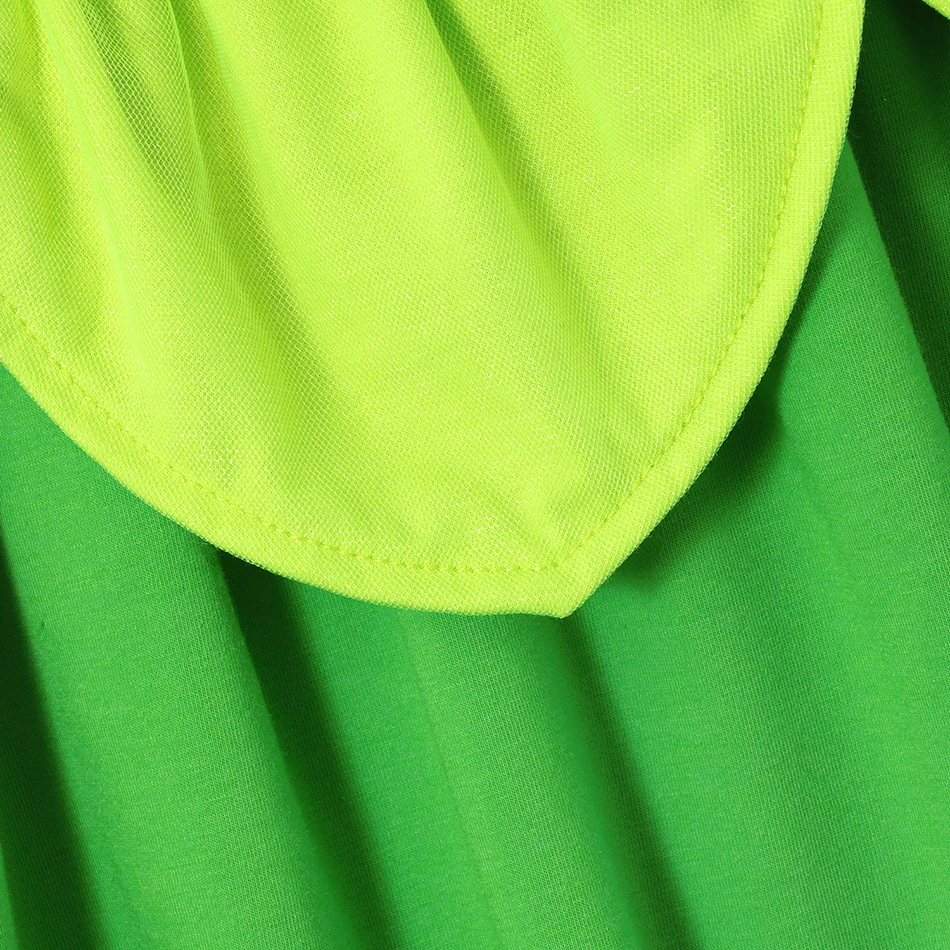 Girls Fairy Dress Kids Princess Party Up Costumes Tales Green Leaf Clothes Children Summer Cosplay Frock | Детская одежда и обувь