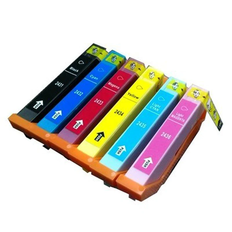 Vilaxh T2431XL 24xl чернильный картридж для Epson T2431 T2436 Expression XP 750 760 850 860 950 55
