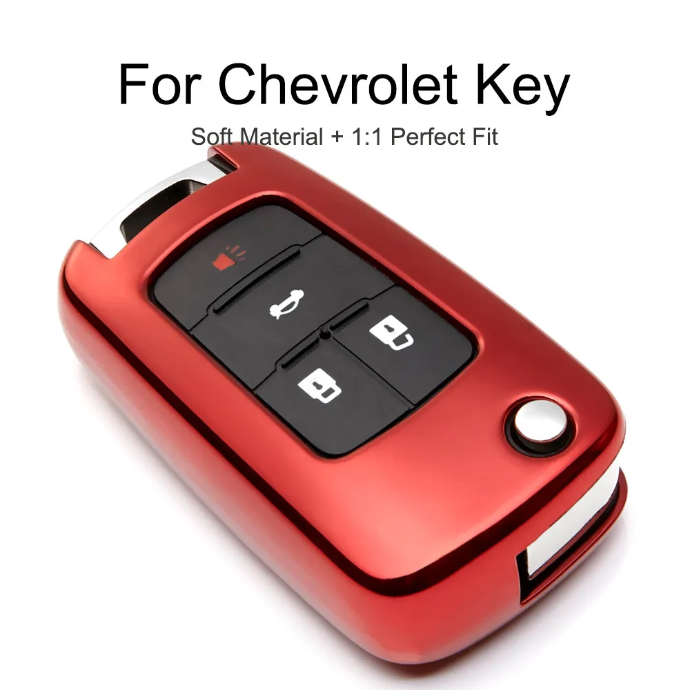Защитный чехол для автомобильного ключа из ТПУ кожаный Chevrolet Cruze Aveo Captiva Epica Sail Lacetti