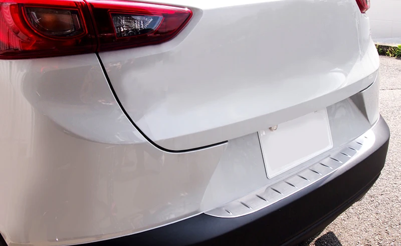 

For Mazda CX-3 CX3 2015 2016 2017 2017 2018 Stainless Steel Exterior Rear Tail Bumper Protector Sill Plate Cover 1pcs