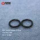 CS1mm NBR резиновое уплотнительное кольцо OD 345677.58910*1 мм 100 шт. уплотнительное кольцо нитриловая прокладка толщина уплотнения 1 мм ORing