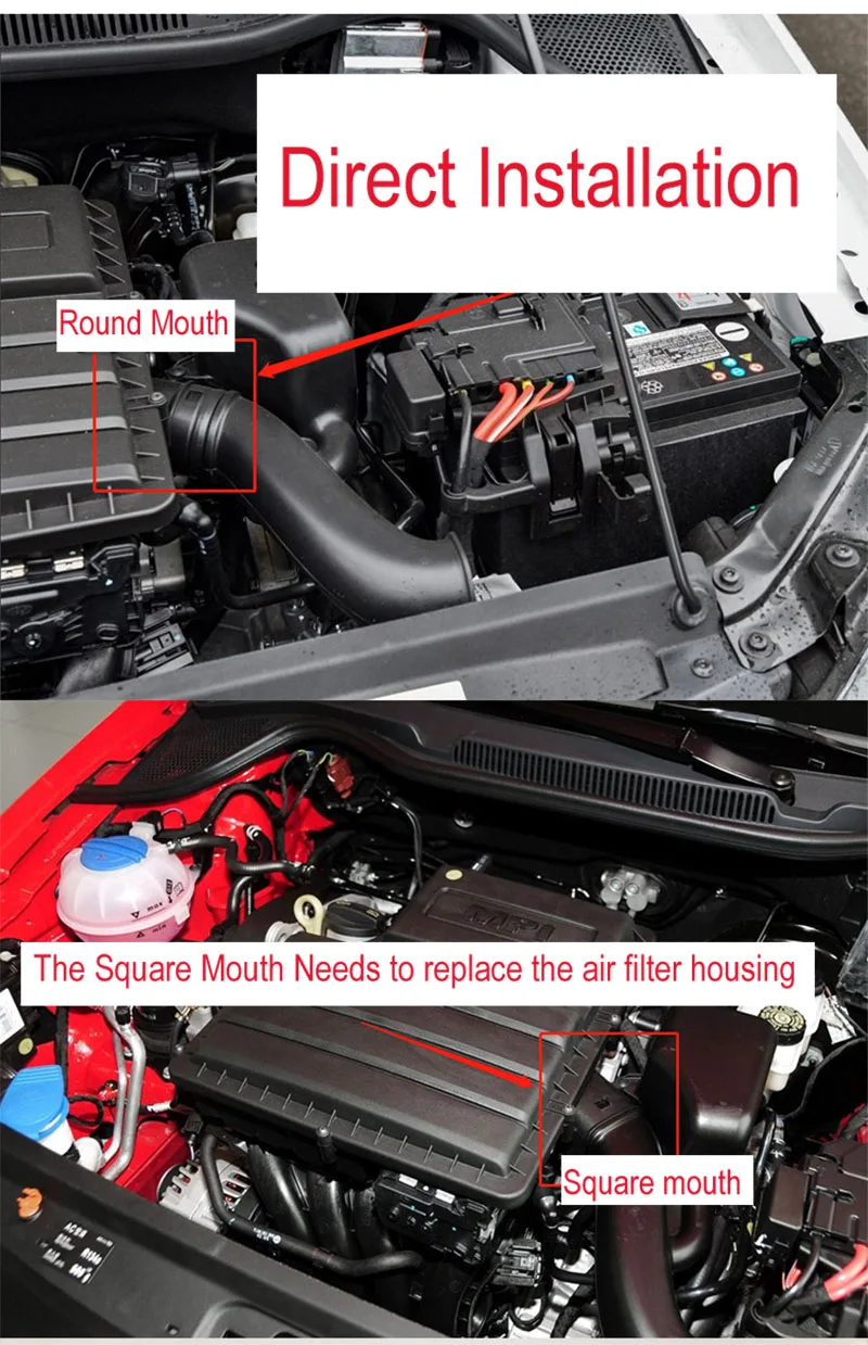 Baificar Brand New Intake Pipe Modification Air Intake Air Inlet Pipe For VW Soda Rapid New Santana Jetta Polo