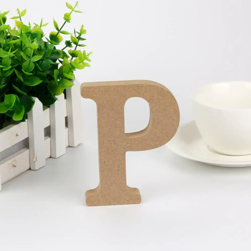 DIY A-&-Z деревянные буквы ремесла Алфавит художественное украшение для ретро дерево украшение для стен, для бара паба офис Свадьба Вечеринка домашний декор D1 - Цвет: P