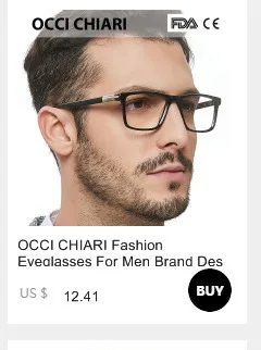 OCCI CHIARI Новое поступление брендовый компьютерный анти-синий светильник для мужчин и женщин прозрачные очки Оптическая оправа очки W-CERIA