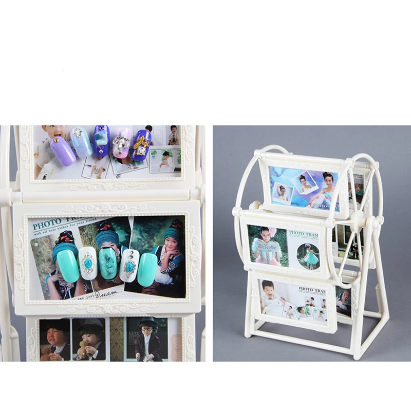 2017 мода лак для ногтей вращающийся ветряная мельница дисплей полки дизайн