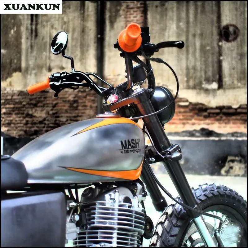 Перевернутый Амортизатор XUANKUN Cafe Racer для перевернутых вилок в сборе направляющие