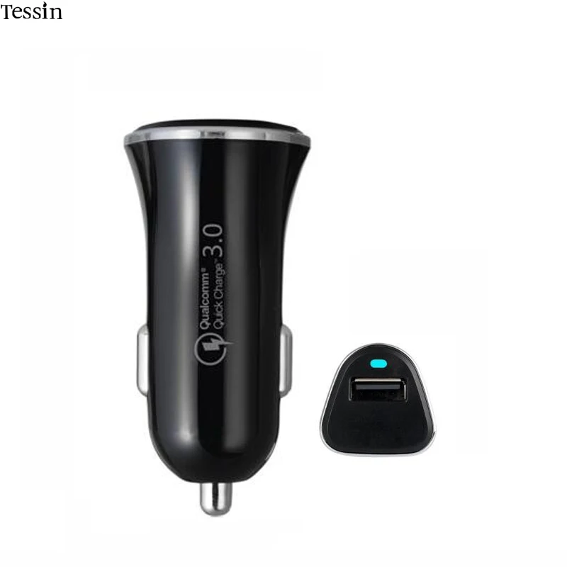 INGMAYA QC3.0 Quick Charge USB Автомобильное зарядное устройство 18 Вт быстрой зарядки для автомобиля Samsung Galaxy S6 S7 Edge Nexus htc адаптеры питания
