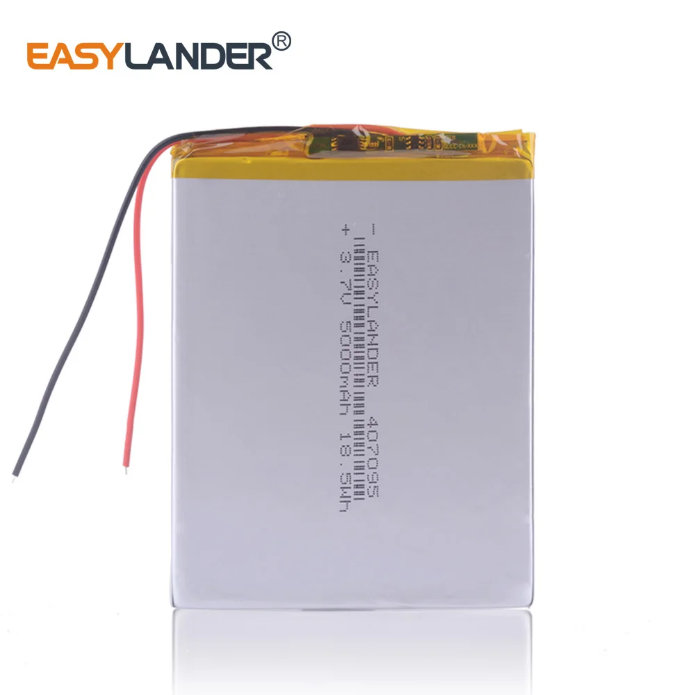 

3,7 V 5000mAh Lipo полимерный литий-ионный аккумулятор для irbis tz52 tablet 9 дюймов [407095] Замена [357095] prestigio Tablet PC