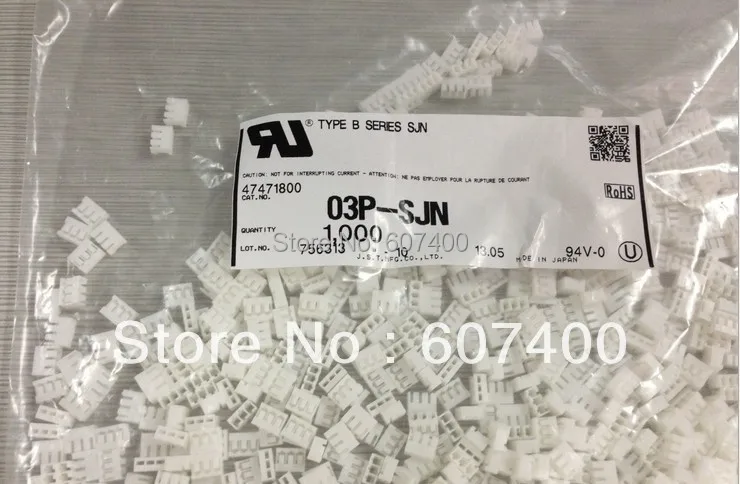 

03P-SJN White color housings JST Connectors terminals housings 100% new and original parts