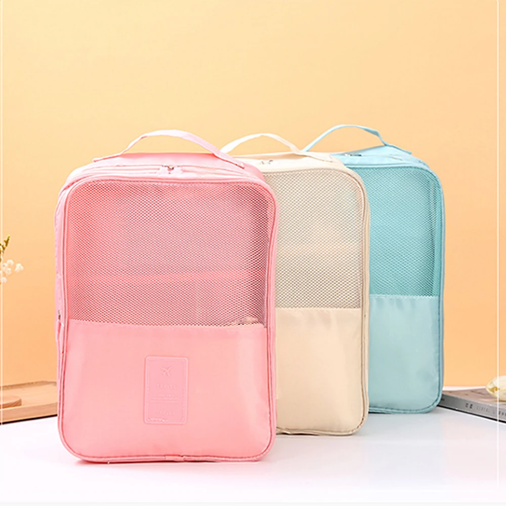 Double Layer Travel Shoes Organizer Bag Tote Pouch Underwear Bra Socks Storage | Дом и сад