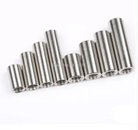 10 pieces connecting pipe rivet cheese m3 thread diy knife material making knife handle screw cylindrical nuts