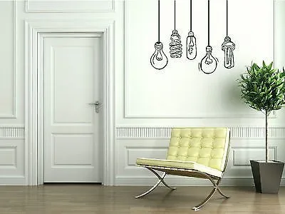 Креативные DIY Забавные различные электрические лампочки настенные наклейки