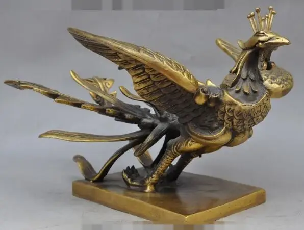 Бесплатная доставка S01421 статуя в стиле Народной имитации птиц Феникса павлина |