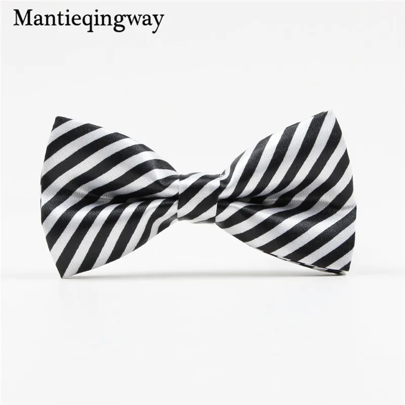 Mantieqingway/эластичный комплект с галстуком бабочкой на подтяжках для свадебной