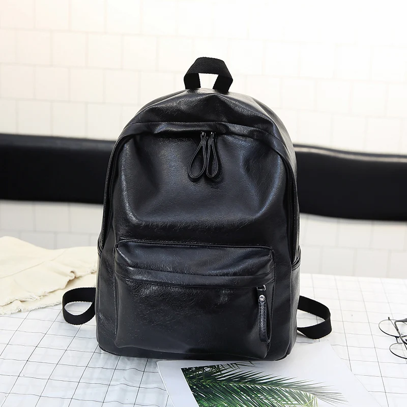 ACE LOVE Solid Shinning из искусственной кожи женский рюкзак большая школьная сумка на