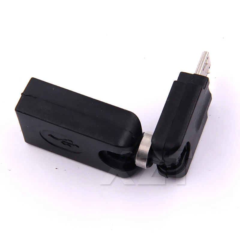 Адаптер с разъемом для передачи данных Micro Male-USB A Female 1 шт. вращение на 360 градусов