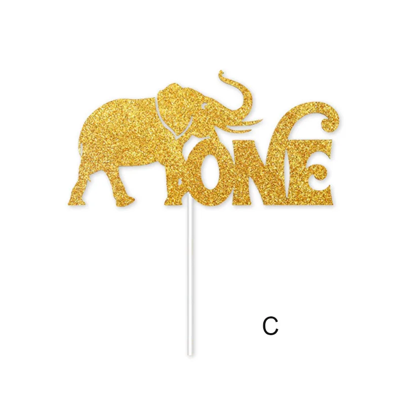 Новые животные джунглей тематический стульчик Декор баннер Корона вечерние