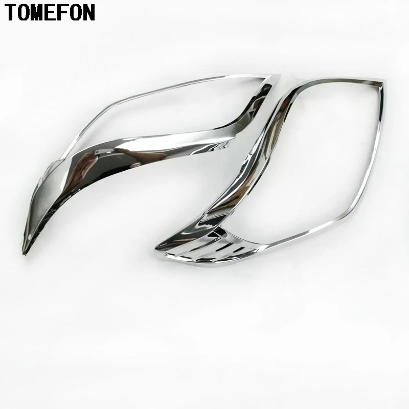 TOMEFON для Toyota Prado FJ150 2010 2011 2012 2013 ABS хромированная головная лампа колпаки крышка