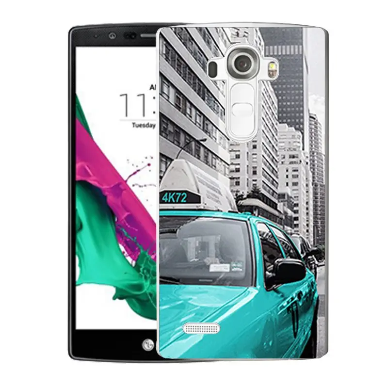 Qmswei ТПУ прозрачный телефон чехол для LG K3 K4 K5 K8 автомобиля такси лодка корабль с