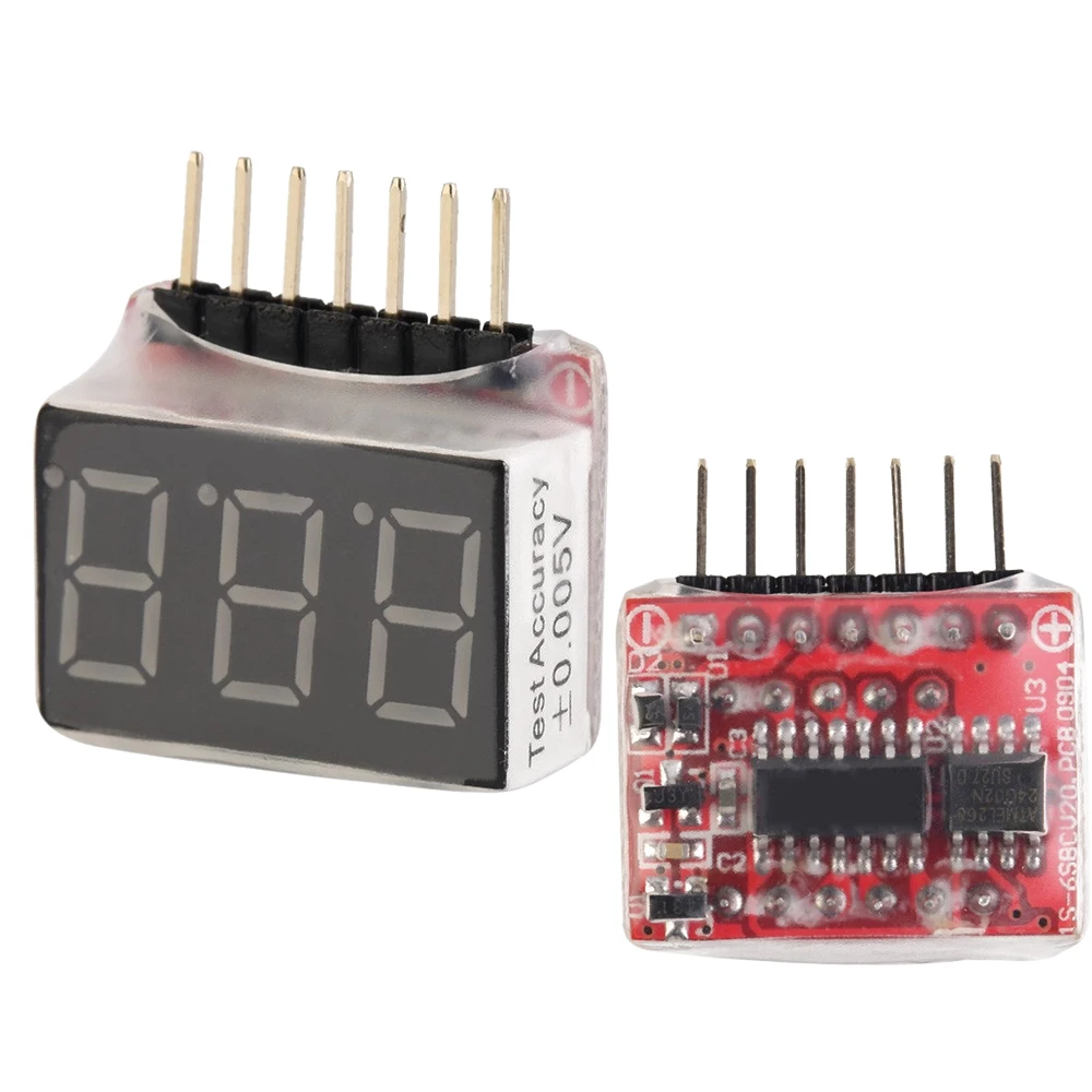 1 S-6 S Lipo Батарея Напряжение индикатор проверки метр тестер 2 8 В-25 В для Вертолет