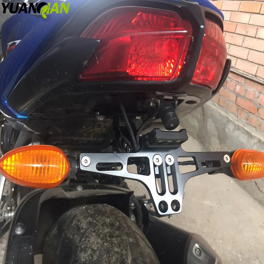 Алюминиевый кронштейн для установки номерного знака на мотоцикл Ducati 848 / EVO 2007 - 2013