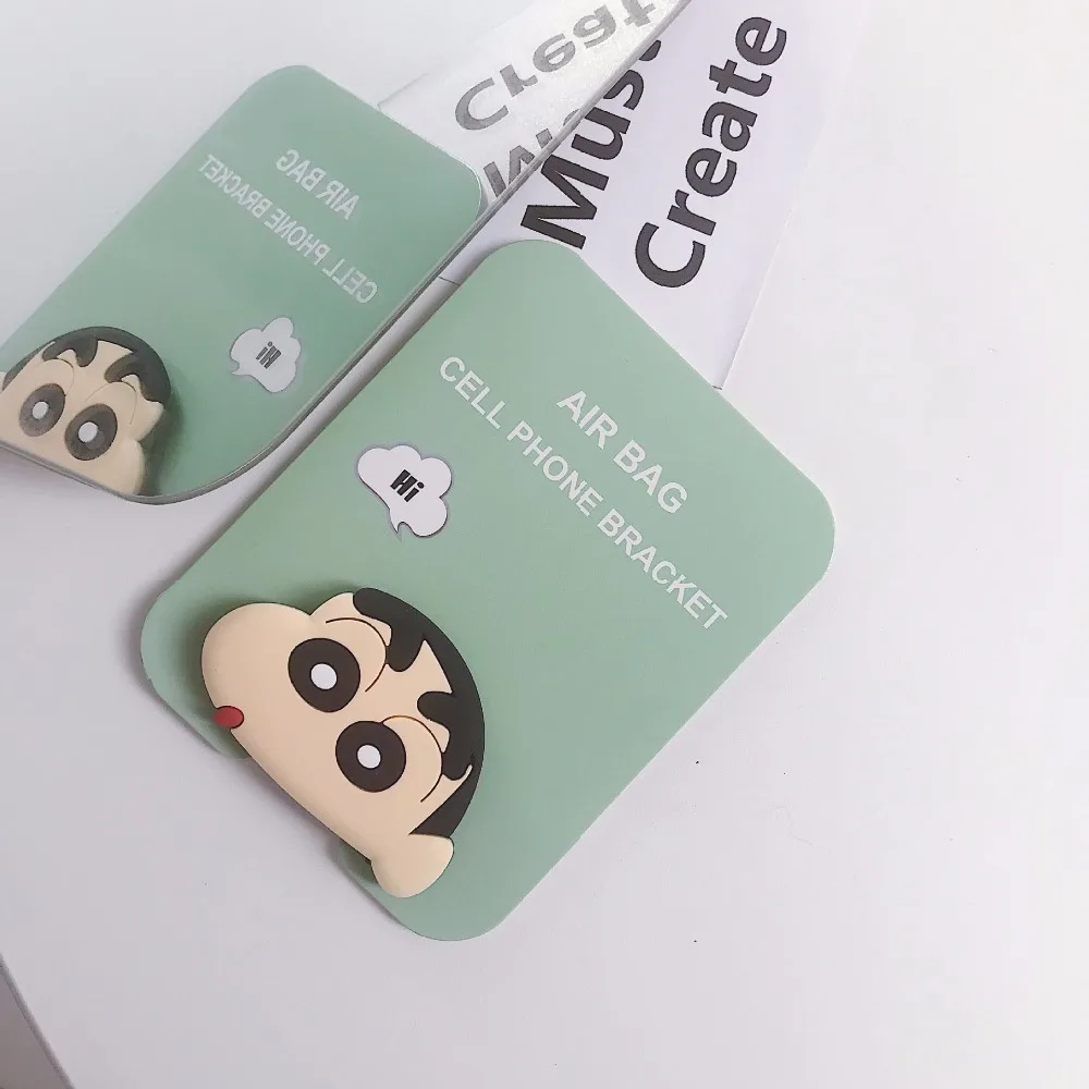 100pcs wholesale kt cat Universal Mobile Bracket Cute Airbag Phone Expanding Stand Stitch mouse cat cartoon Finger Holder