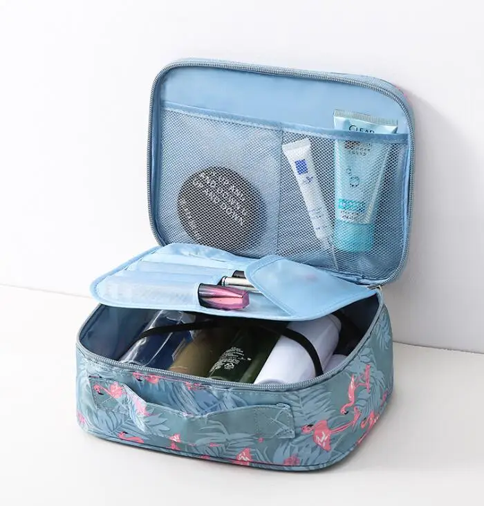 Многофункциональная женская косметичка сумка Органайзер Портативная на молнии