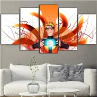 5 шт. горячее Аниме Наруто плакаты и принты Cuadros Decoracion Dormitorio Tableau Фреска Холст Картина Obrazy Прямая