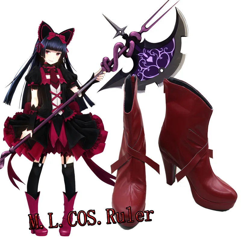 Изготовленные на заказ ворота: Jieitai Kanochi nite Rory Mercury костюмная обувь для косплея