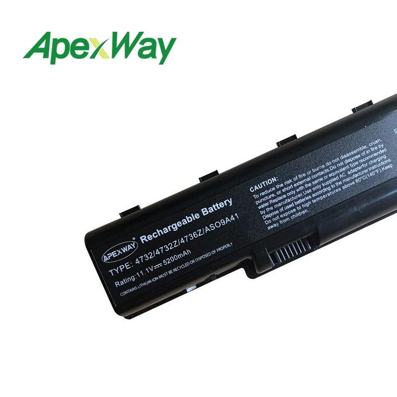 Аккумулятор Apexway для ноутбука ACER BT.00605.037 BT.00606.002 BT.00606.003 BT.00607.066 EMACHINE D525 D725 E525 E627 E725