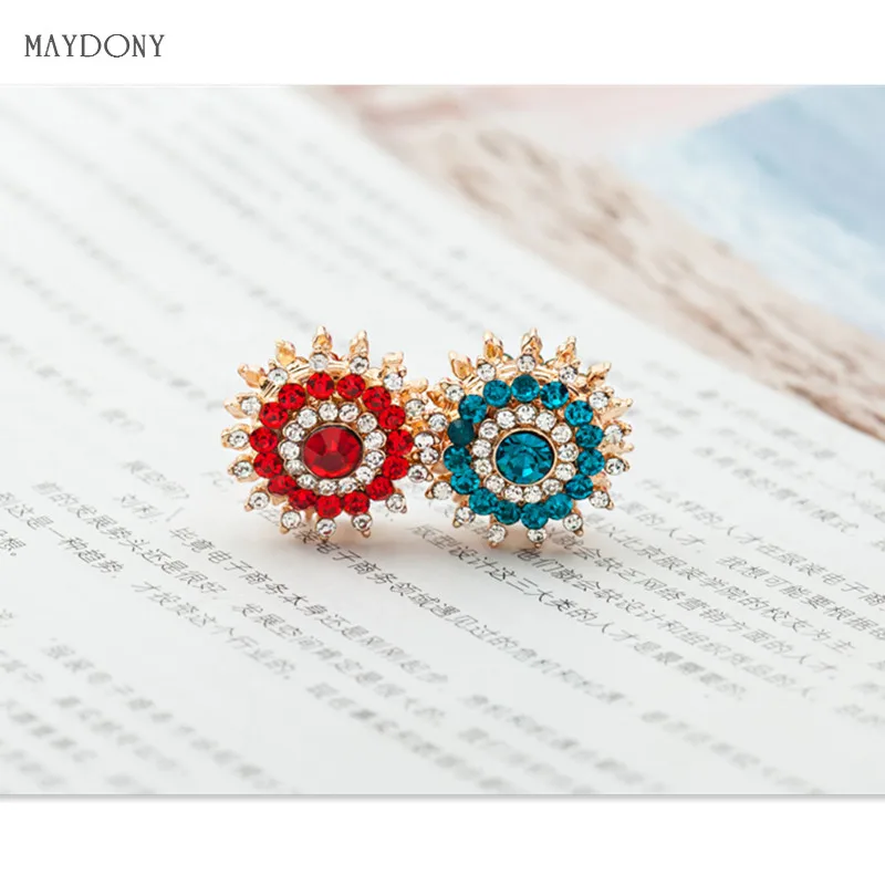 

XT47 Wholesale fashion headwear scarf magnet brooch hijab clips 12pcs
