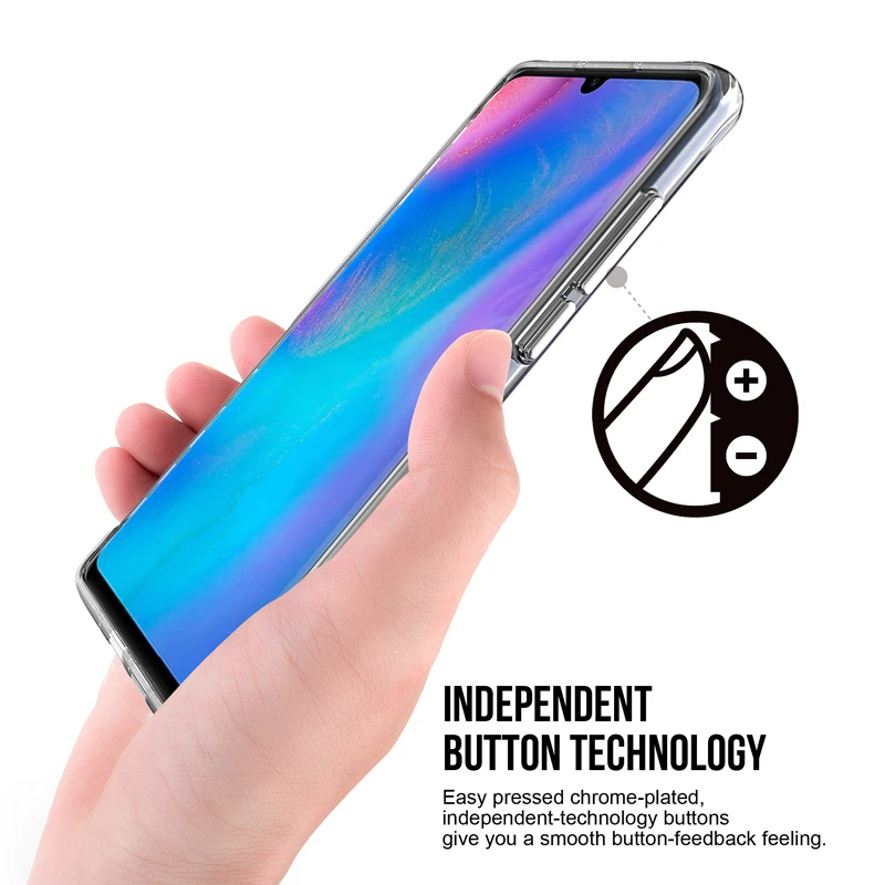 TOIKO Chiron Прозрачный чехол для huawei P30 Pro Жесткий ПК мягкий TPU бампер P30 Lite роскошный гибридный бронированный чехол P30 ударопрочный задняя крышка