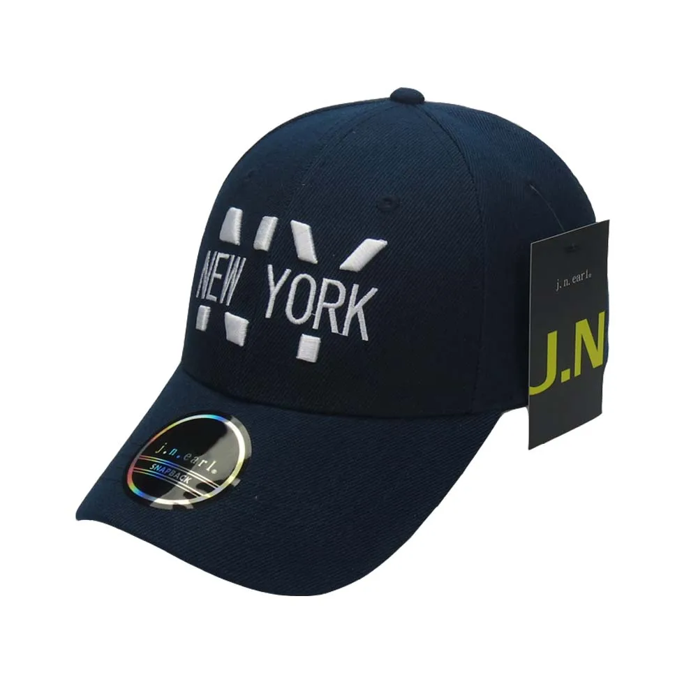Бейсболка с вышивкой NEW YORK для мужчин и женщин Повседневная Уличная Кепка N Y