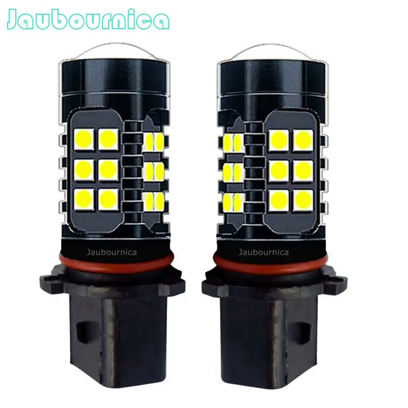 2 шт. супер яркие Автомобильные противотуманные фары P13W 1500Lm 27 SMD 3030 светодиодный