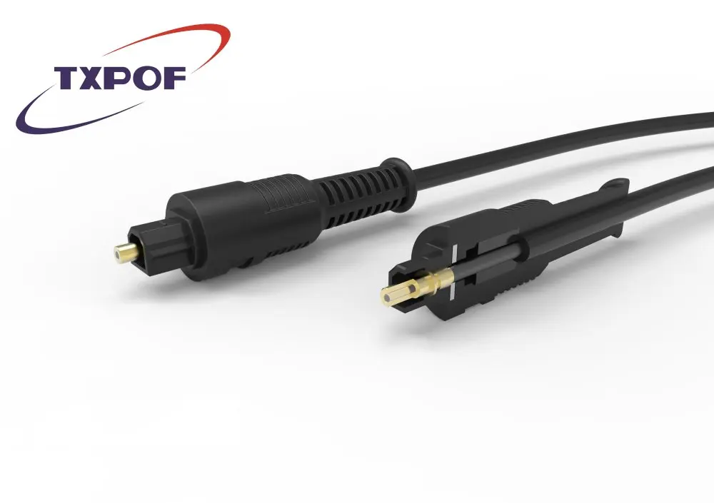 TXPOF Toslink Optical Digital Цифровой оптический кабель коаксиальный Позолоченные S/PDIF для CD