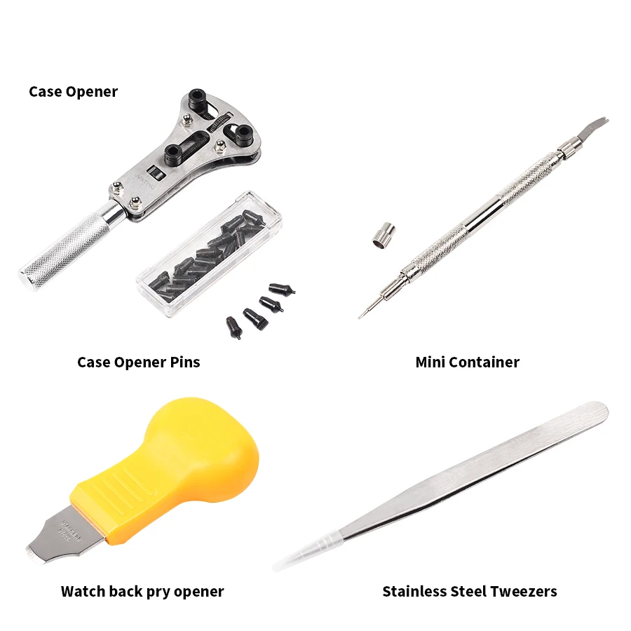 

Watch Repair Tool Set With 144 pcs For Watch Opener Link Spring Bar Remover Screwdriver Tweezer Watchmaker Device