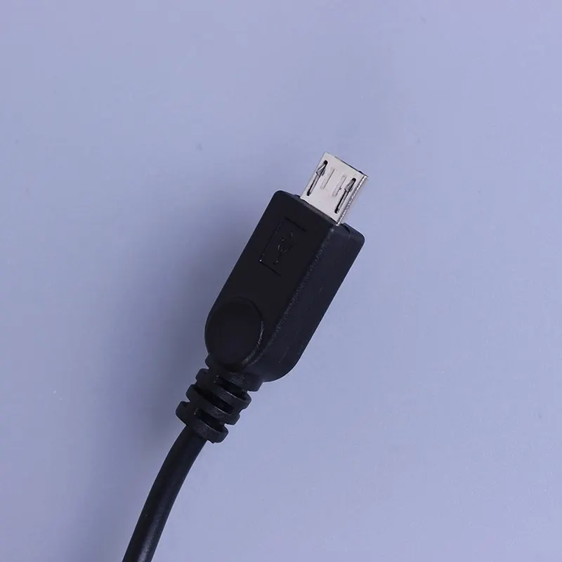 

1pc Micro USB 2.0 Splitter Y 1 Female To 2 Male Data Charge Cable Extension Cord For Phone High Quality Data Cable
