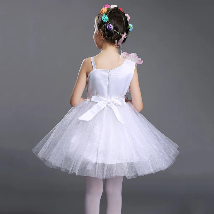 Fancy Beautiful Children Short Ball Gown Prom Pageant Wedding Dress Birthday Party Frocks for Little Girls Flower Designer | Детская