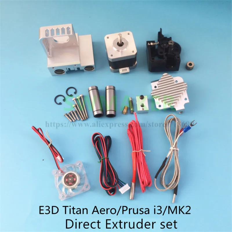 Titan Aero Upgrade Heatsink extruder /V6 PT100 Hotend upgrade kit direct radiator 1.73/3mm for Prusa 3D printer parts | Компьютеры и