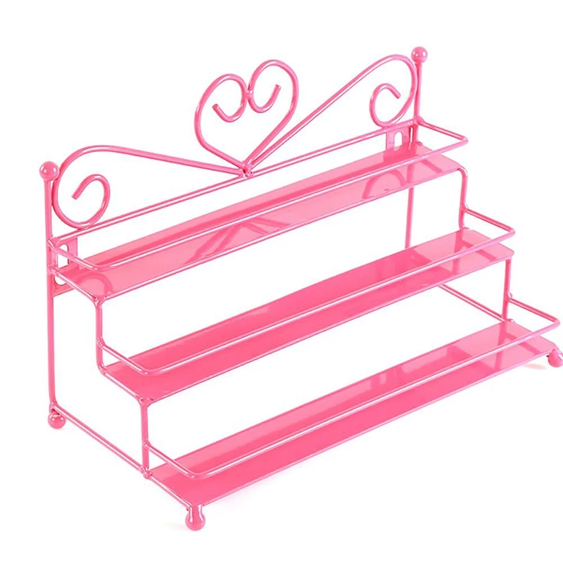 CSS лак для ногтей металлическая полка Косметический стенд держатель сердце