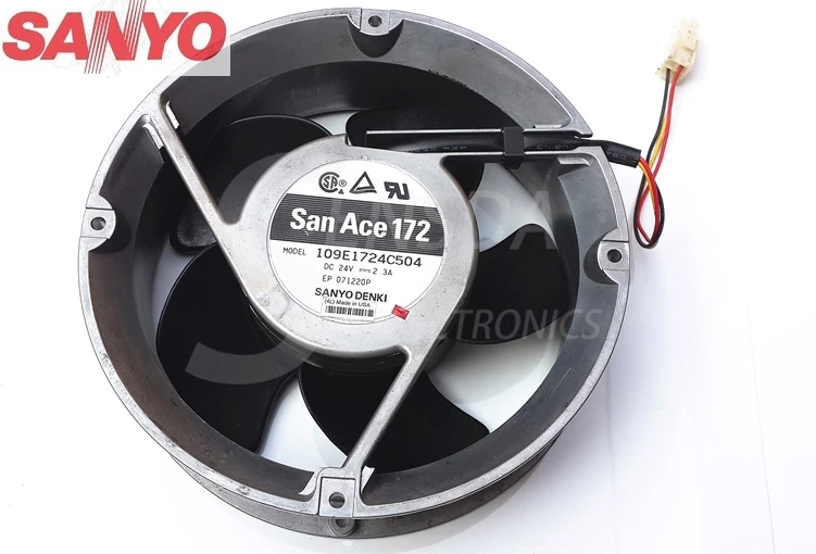 Для воздуходувки Sanyo 109e1724c505 1751 17 см 170 мм DC 24 В 2.3A инвертор с полным кругом осевые